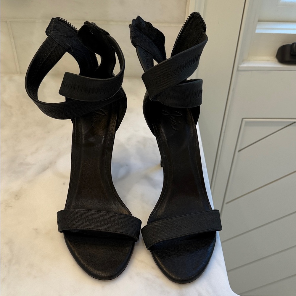 Joie Black Strappy Heels
